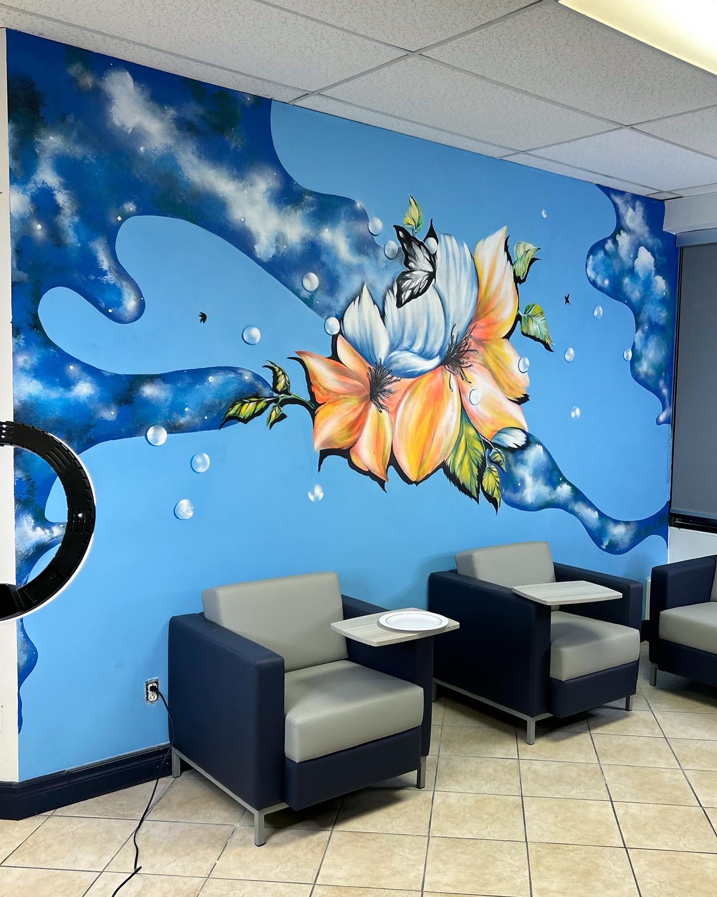 Mural · wide view of the room