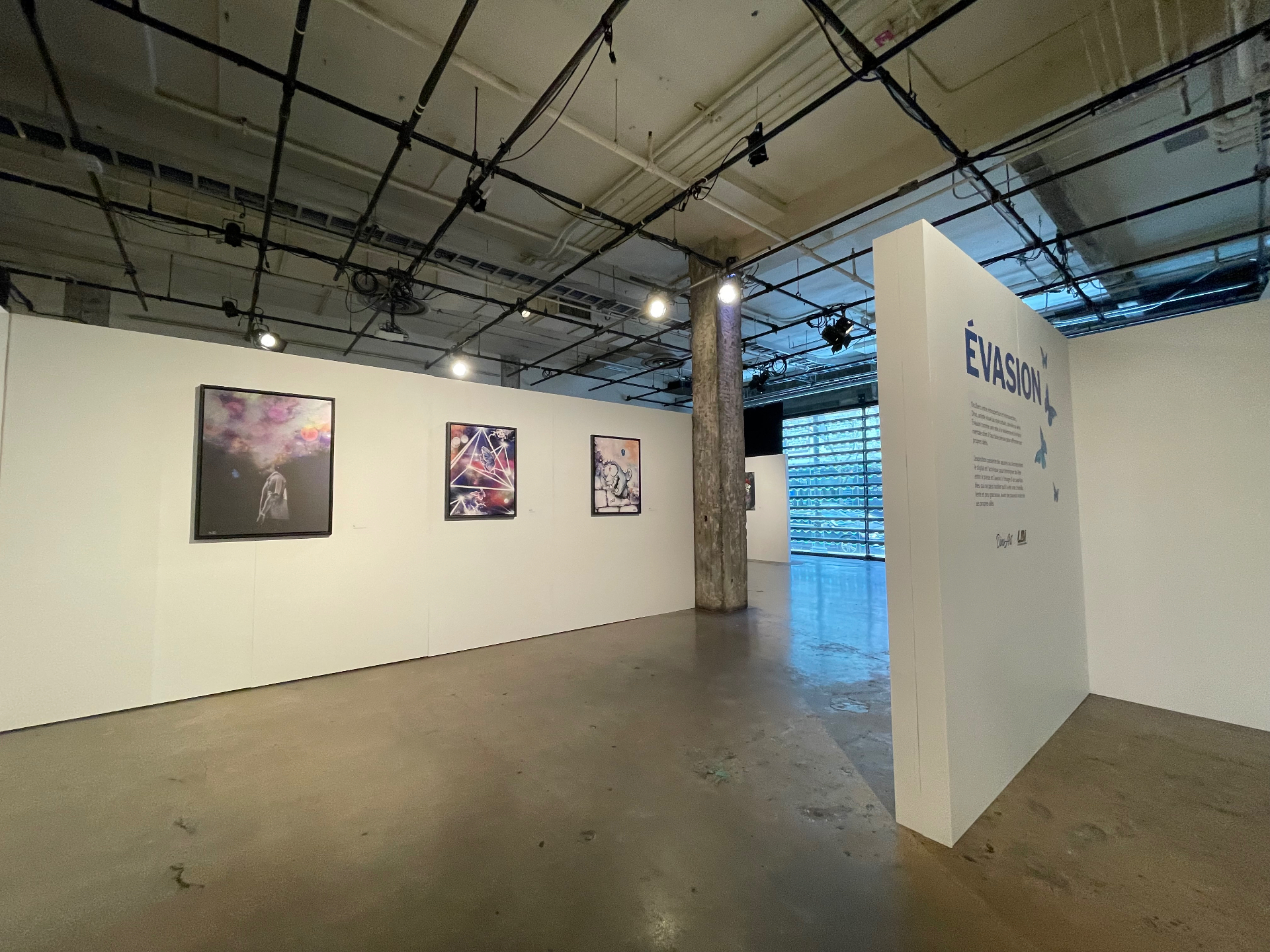 Évasion exposition · gallery interior
