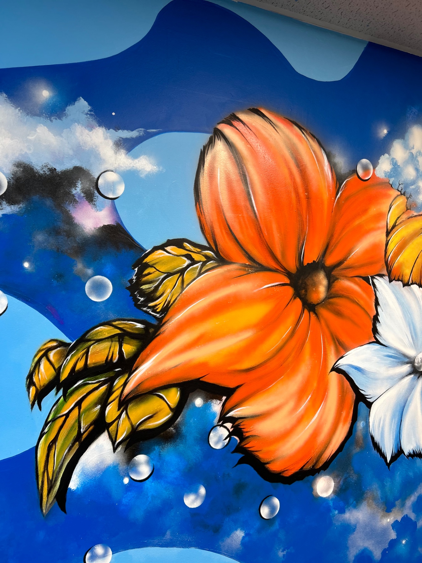 Orange flower close-up